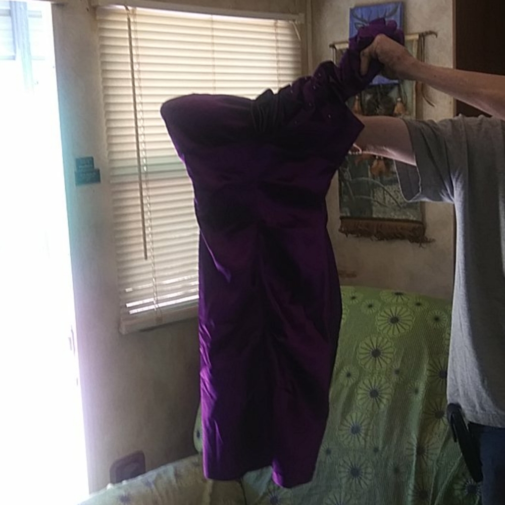 Purple prom dress